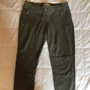 Olive green joggers!